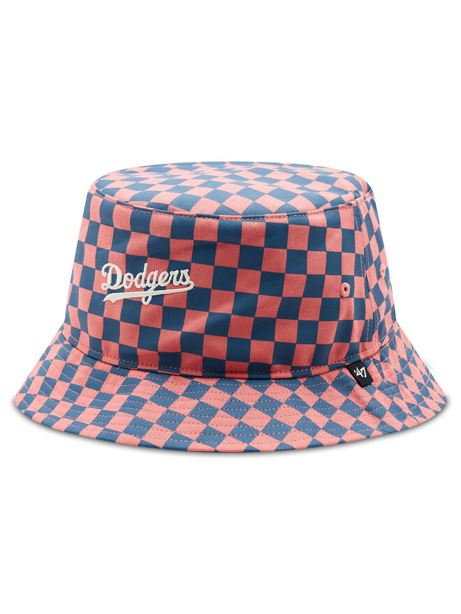 47 Brand Pălărie 47 Brand MLB Los Angeles Dodgers Check Up Script '47 BUCKET B-CHKBK12GWF-IR Roșu