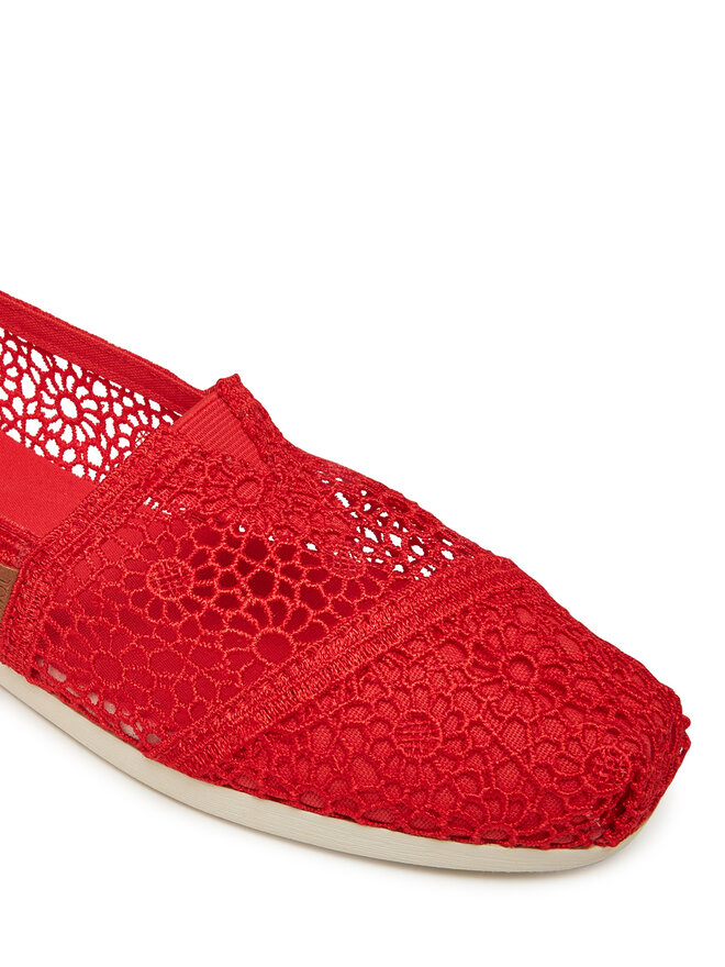 Toms Félcipő Toms Alpargata Classic 10021935 Piros
