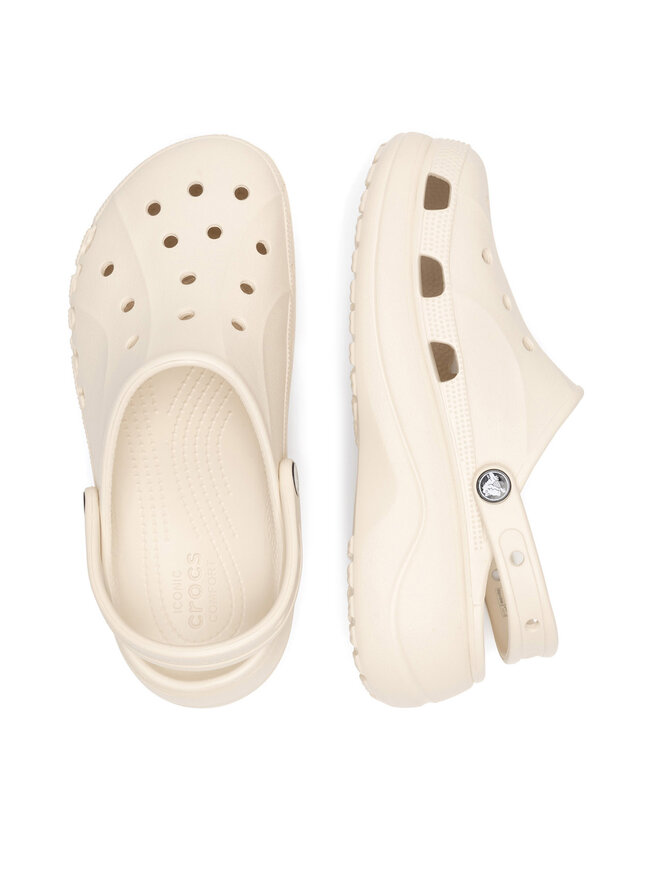 Crocs Παντόφλες Crocs BAYA PLATFORM CLOG 208186-11S Μπεζ