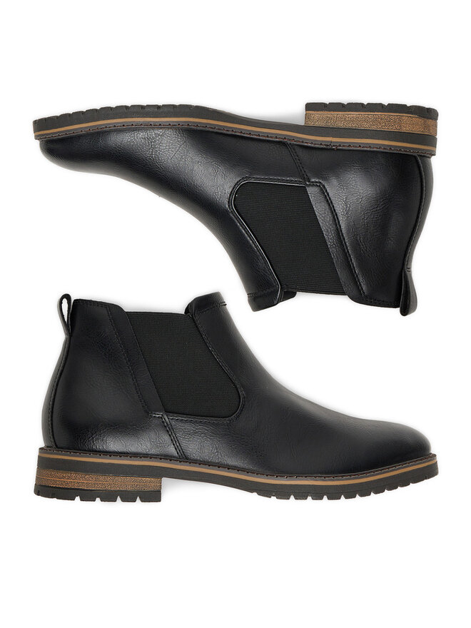 Lanetti Klassische Stiefeletten Lanetti CEO-1897 124AM Schwarz