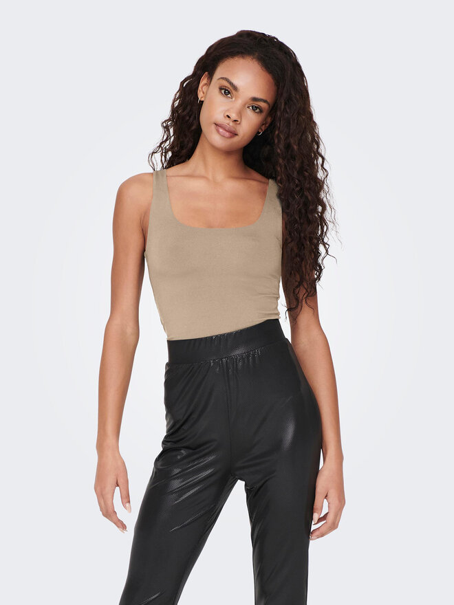 ONLY ONLY Τοπ Lea 15278090 Λευκό Regular Fit