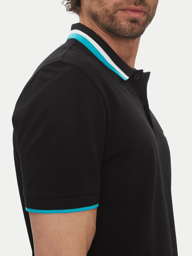 BOSS BOSS Poloshirt Paddy Ap Heritage 50538101 Schwarz Regular Fit