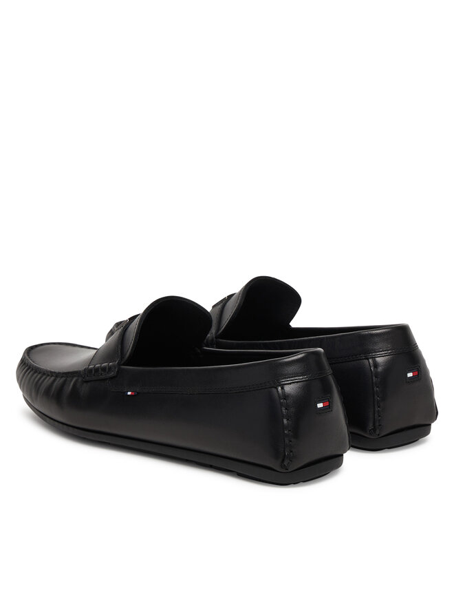 Tommy Hilfiger Mokassins Tommy Hilfiger Hardware Hilfiger Driver Shoe FM0FM05838 Schwarz