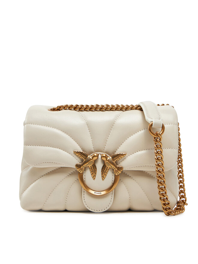 PINKO Borsetta PINKO Love Puff Mini Cl AI 24-25 PLTT 100039 A1EX Écru