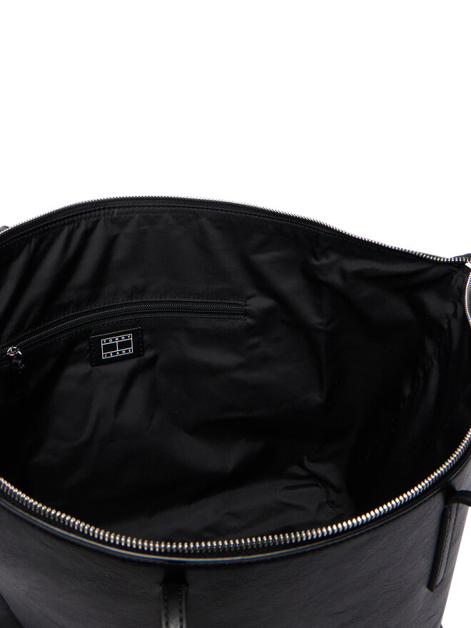 Tommy Jeans Handtasche Tommy Jeans Tjw Bold Tote AW0AW18786 Schwarz