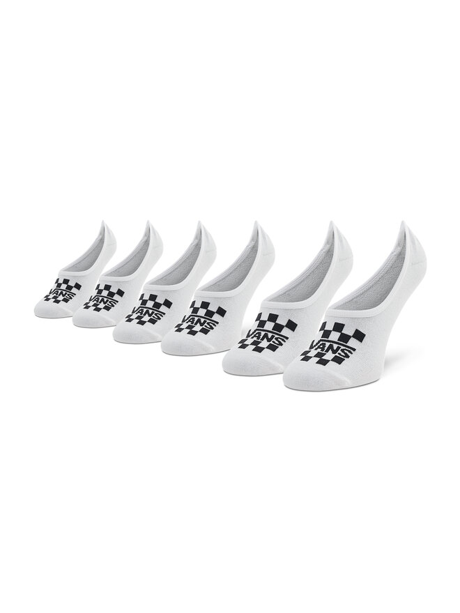 3er Set Herren Sneakersocken Vans Classic Canoodle VN0A7S9BWHT1 WeiB