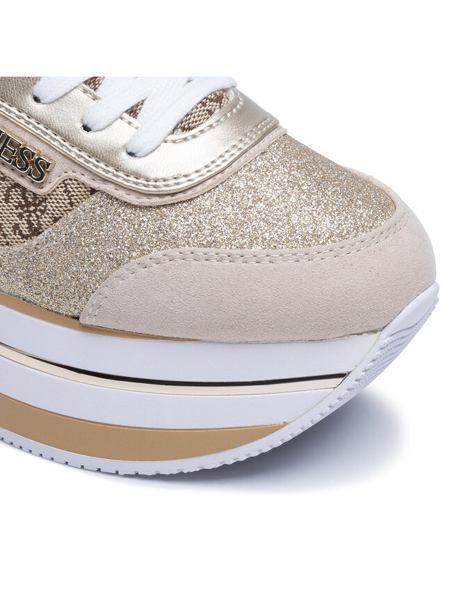 Guess Sneakersy Guess Hansin2 FL5HNS FAL12 Złoty