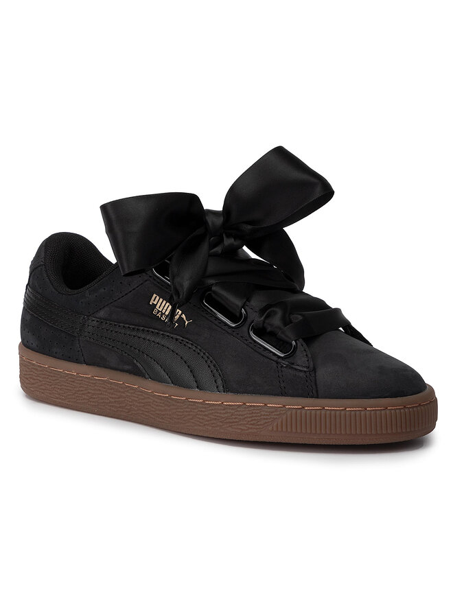 Sneakers Puma Basket Heart Perf GUM 366809 02 Noir chaussures