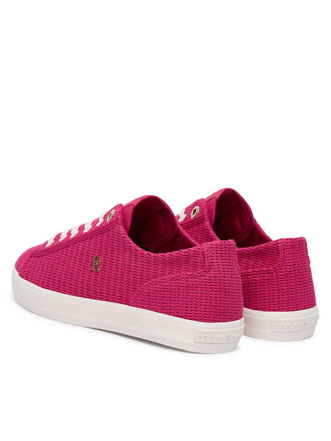 Tommy Hilfiger Sneakers aus Stoff Tommy Hilfiger FW0FW09171 Dunkelrosa