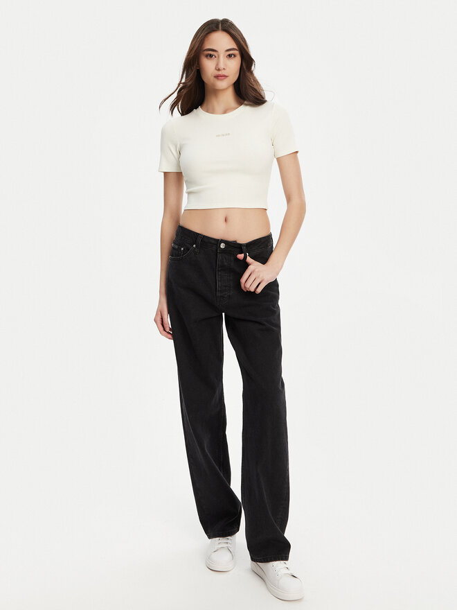 Guess Guess Camiseta V5YP08 K8RT2 Blanco Slim Fit