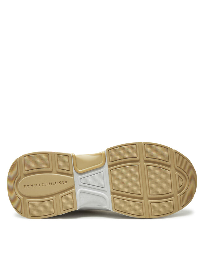Tommy Hilfiger Sneakersy Tommy Hilfiger Th Chunky Feminine Runner FW0FW08616 Écru