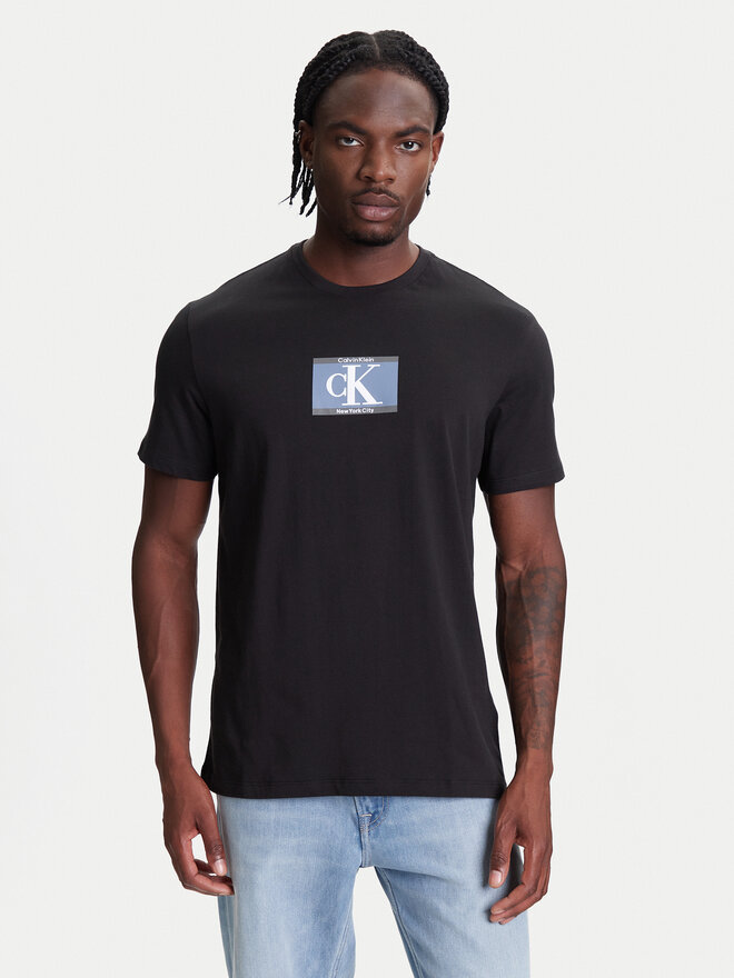 Calvin Klein Calvin Klein T-Shirt Box Tape Graphic LV04RC854G Μαύρο Regular Fit