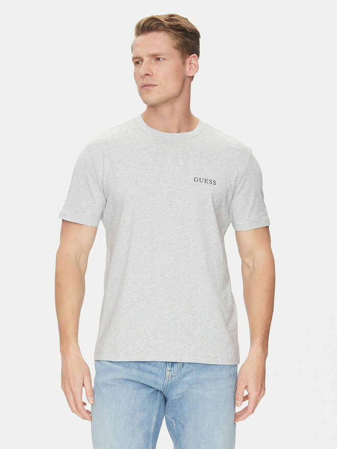 Guess Guess Marškinėliai U4BM03 KCAM1 Pilka Regular Fit
