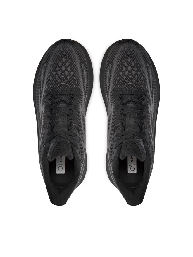 Hoka Laufschuhe Hoka Clifton 9 Wide 1132210 Schwarz