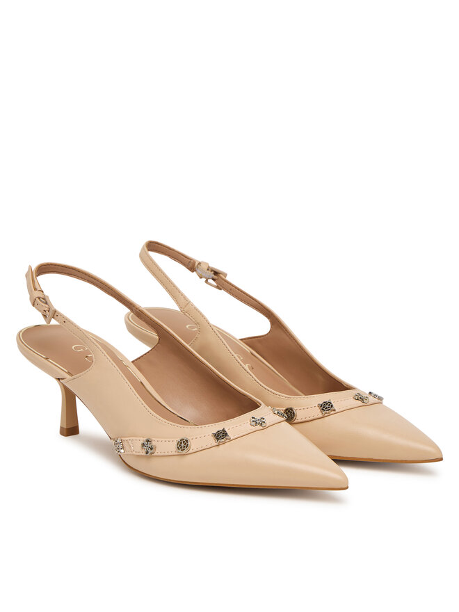 Guess Туфлі Guess FLPYAN LEA05 Бежевий