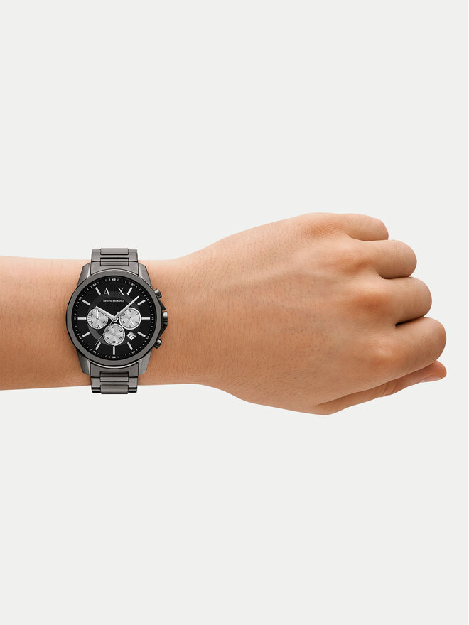 Armani Exchange Zegarek Armani Exchange Banks AX1765 Szary
