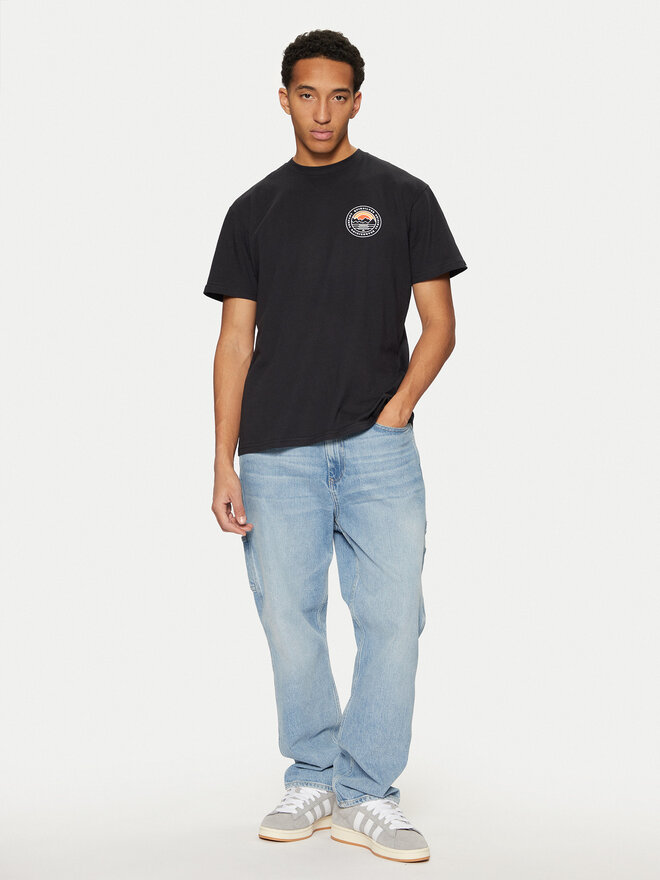 Quiksilver Quiksilver Marškinėliai Landscapes EQYZT07917 Juoda Regular Fit
