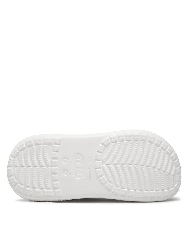 Crocs Pantoletten Crocs Classic Crush Clog 207521 Weiß