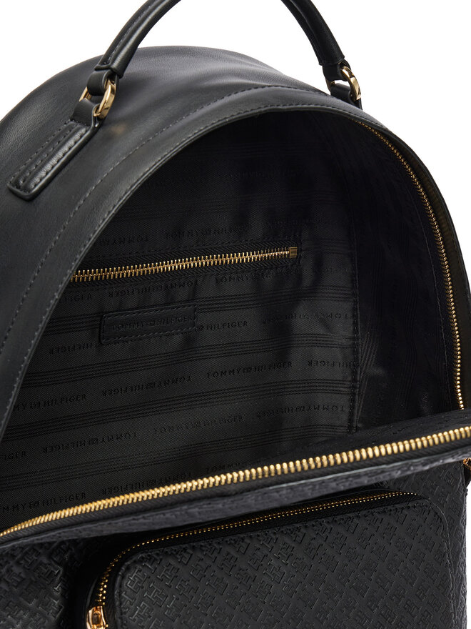 Tommy Hilfiger Rucksack Tommy Hilfiger Th Daily Backpack Mono AW0AW18852 Schwarz