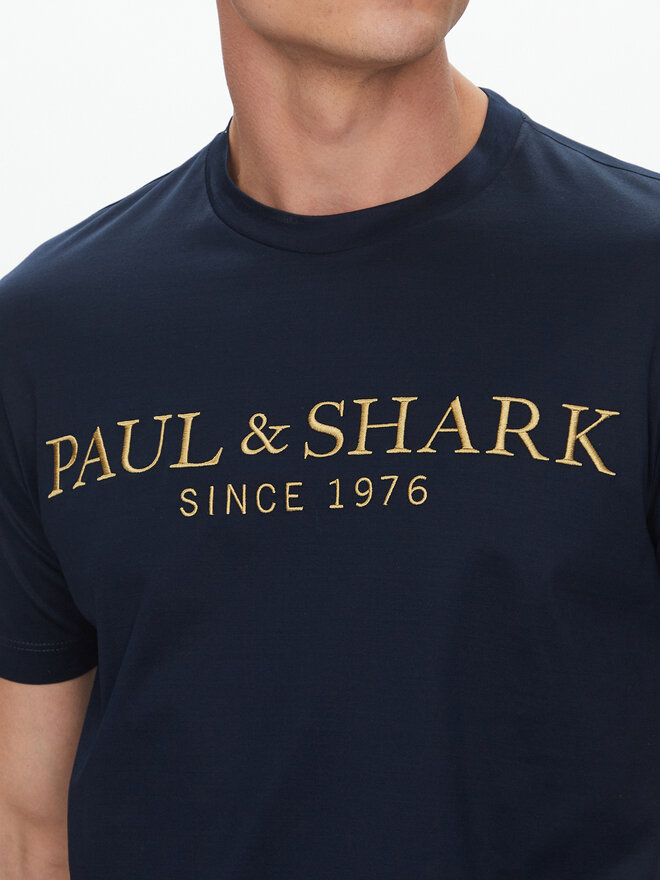 Paul&Shark Paul&Shark Marškinėliai 24411020 Tamsiai mėlyna Regular Fit