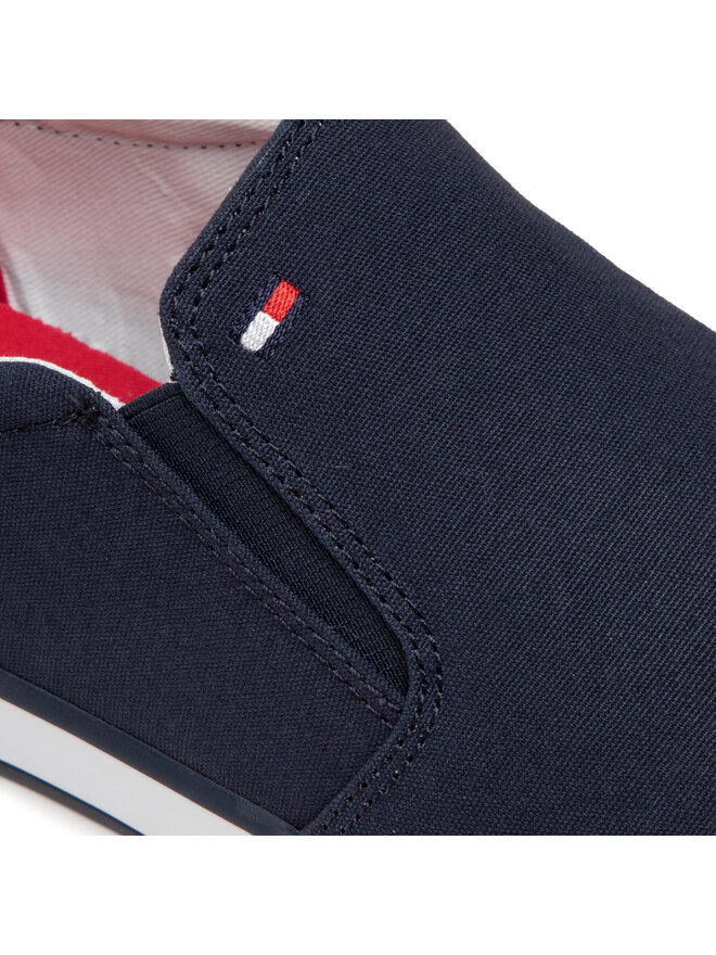 Tommy Hilfiger Πάνινα παπούτσια Tommy Hilfiger Harlow 2D FM0FM00597 Σκούρο μπλε