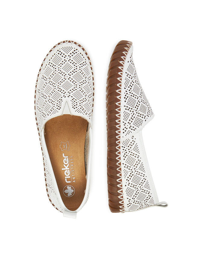 Rieker Zapatos hasta el tobillo Rieker M2851-80 Blanco
