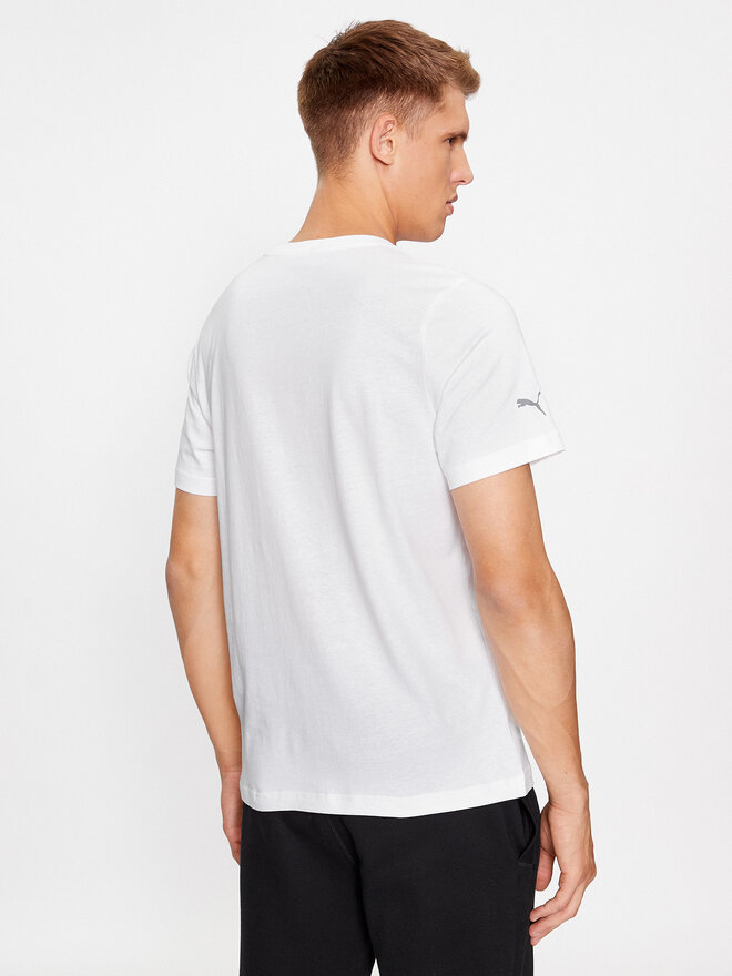 Puma Puma Marškinėliai Bmw Mms Ess Logo 621314 Balta Regular Fit