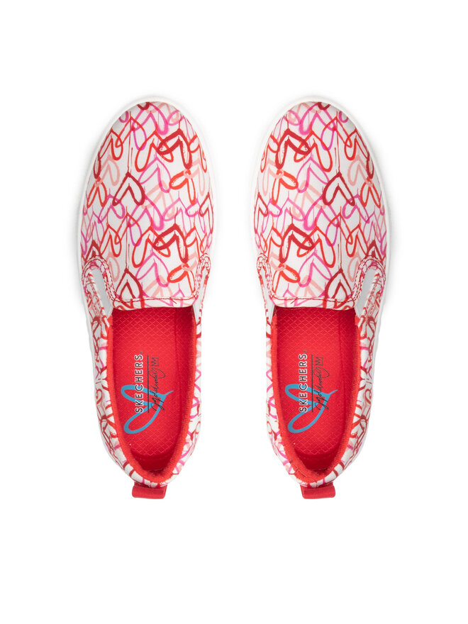 Skechers Πάνινα παπούτσια Skechers Poppy 155503/WRPK Κόκκινο