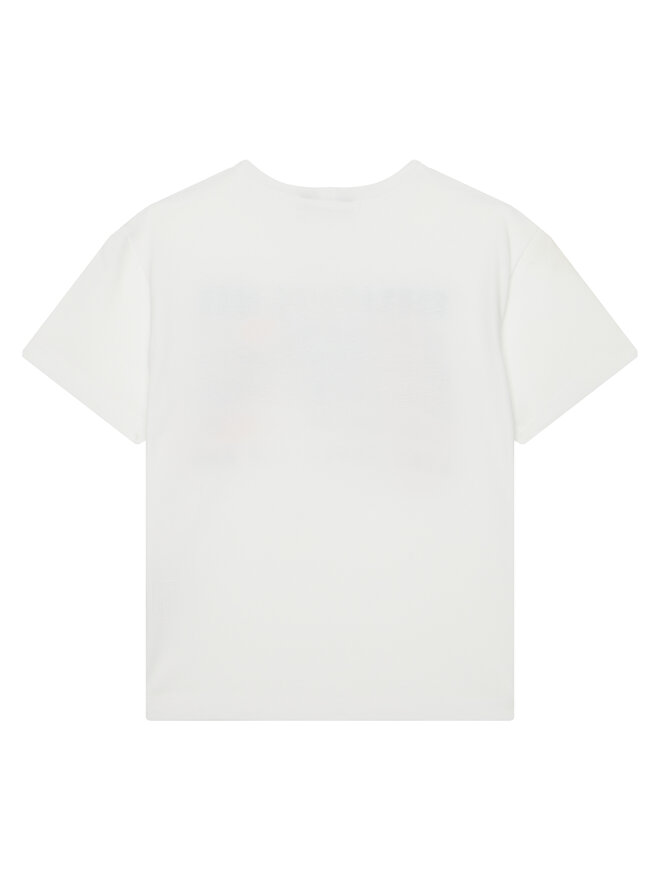 United Colors Of Benetton United Colors Of Benetton Marškinėliai 3JERC10PE Balta Regular Fit