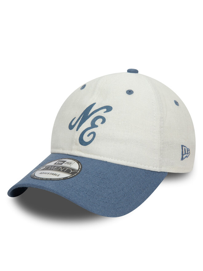 New Era Czapka z daszkiem New Era Linen Script 920 Ne 60503547 Biały
