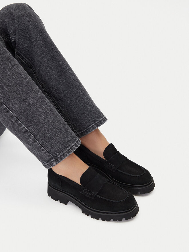 Badura Loafersy Badura C-AVAH-25050LM Czarny
