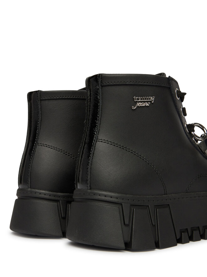 Tommy Jeans Sneakers Tommy Jeans Tjw Platform Sneaker Leather Mc EN0EN03133 Schwarz