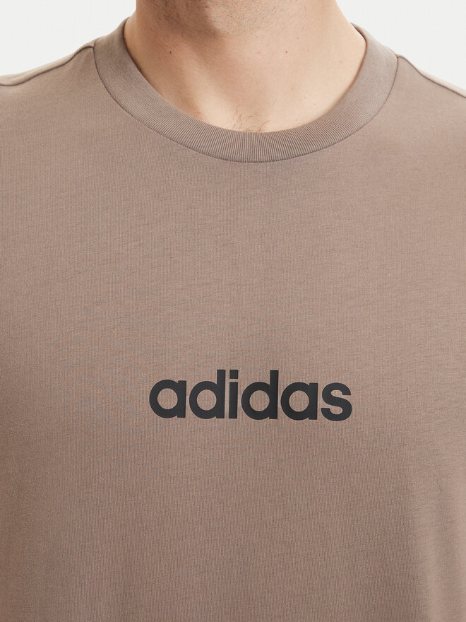 adidas adidas Футболка Essentials Linear KF2390 Бежевий Regular Fit
