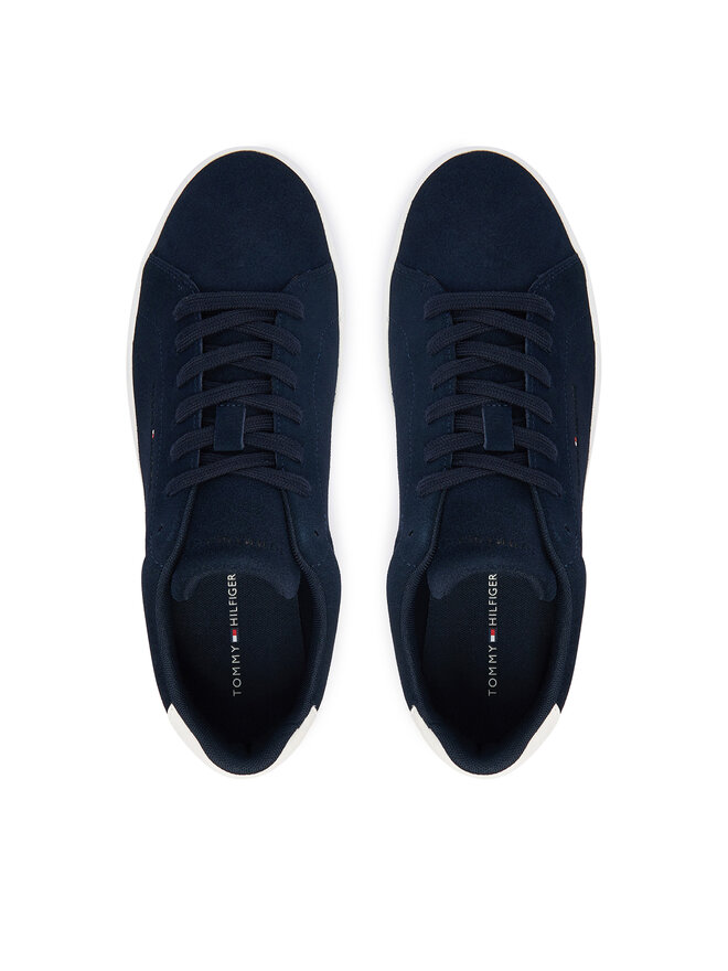 Tommy Hilfiger Αθλητικά Tommy Hilfiger Th Court Core Suede FM0FM05716 Σκούρο μπλε