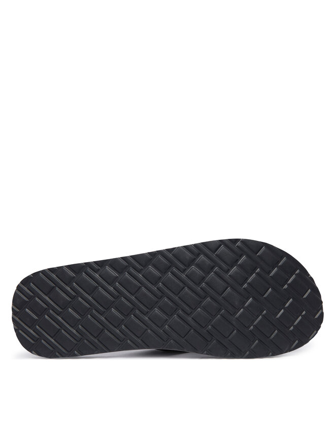 Tommy Hilfiger Zehentrenner Tommy Hilfiger Flag Patch Beach FM0FM06004 Schwarz