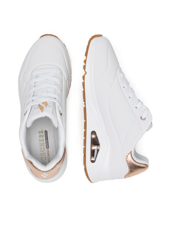Skechers Sneakersy Skechers UNO 177094 WHT Biały
