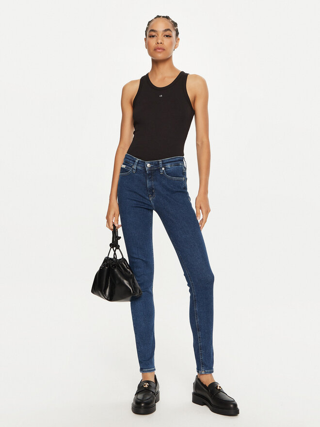 Calvin Klein Calvin Klein Τοπ Graphic K20K208065 Μαύρο Slim Fit