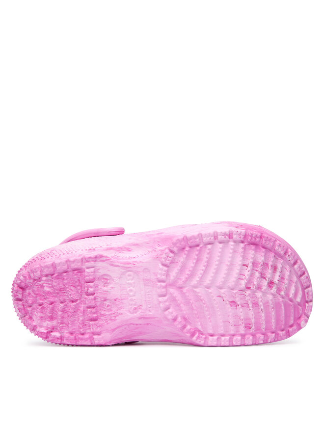 Crocs Pantoletten Crocs Classic Watercolor Marbled Clog 211583 Rosa
