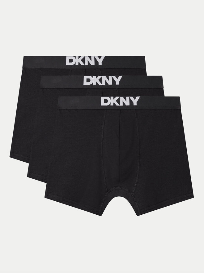 DKNY DKNY Komplektas: 3 poros trumpikių NEW YORK Juoda