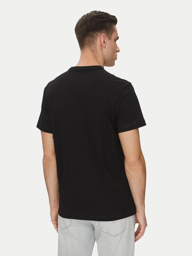 Guess Guess Marškinėliai 173007 Juoda Classic Fit