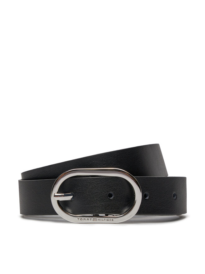 Tommy Hilfiger Damengürtel Tommy Hilfiger Chic 2.5 AW0AW16189 Schwarz