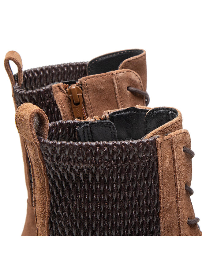Geox Trapper stila apavi Geox D Iridea N D26HRN 0226W C0183 Brūns