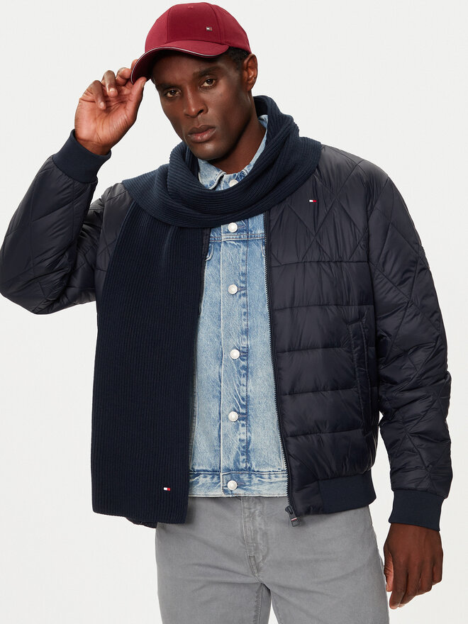 Tommy Hilfiger Schal Tommy Hilfiger Flag AM0AM12847 Dunkelblau