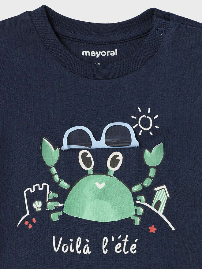 Mayoral Mayoral Póló 1026 Sötétkék Regular Fit