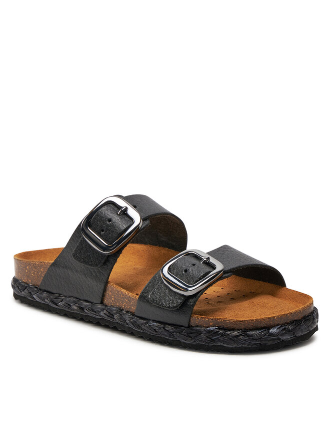 Geox Espadrilles Geox D New Brionia High D45S8A 000BN C9999 Melns