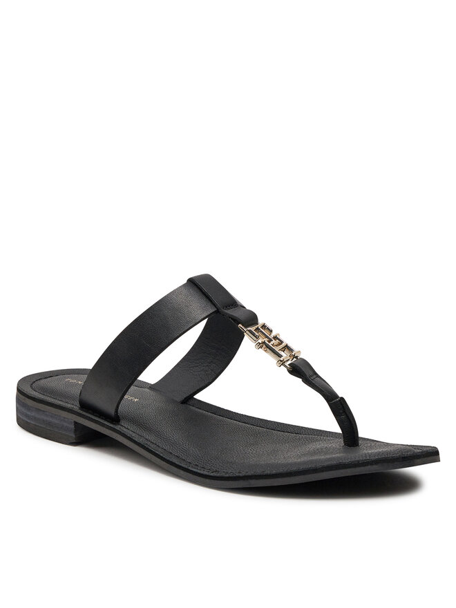 Tommy Hilfiger Джапанки Tommy Hilfiger Th Elevated Sandal FW0FW07174 Черен