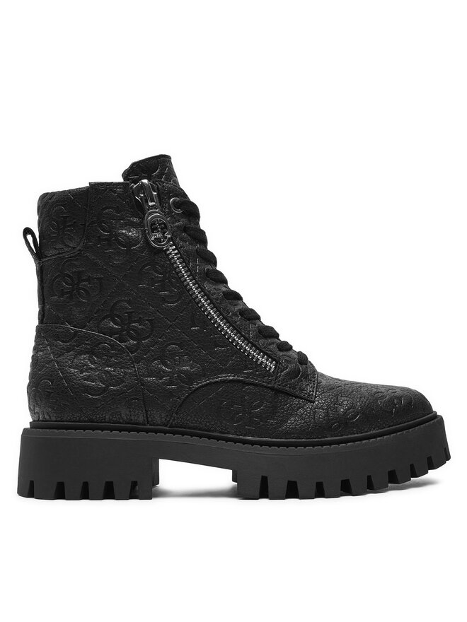 Guess Polokozačky Guess Fiona FLTFIO FAL10 Černá