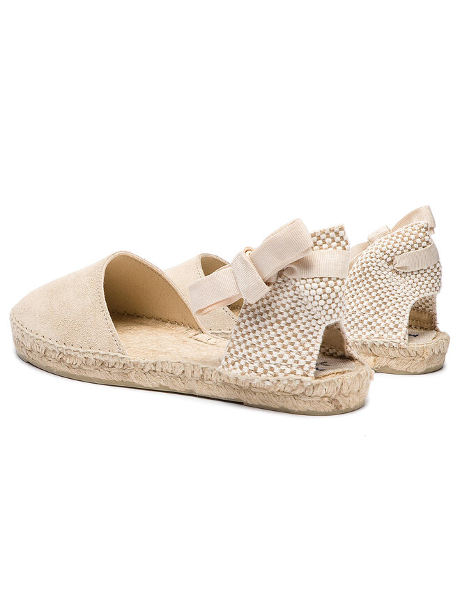Manebi Еспадрильї Manebi Flat Valenciana K 1.1 P0 Бежевий