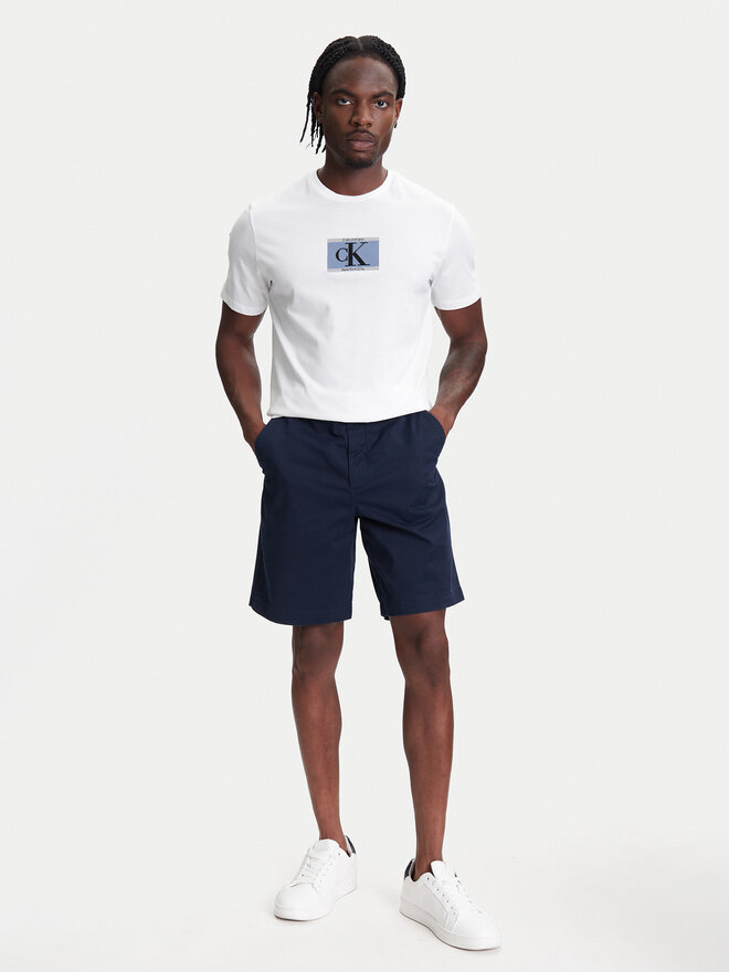 Calvin Klein Calvin Klein Футболка Box Tape Graphic LV04RC854G Білий Regular Fit