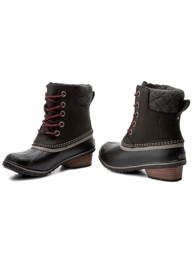 Stiefeletten Sorel Slimpack II Lace NL2348 Schwarz eschuhe